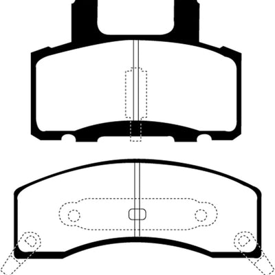 EBC 90-93 Chevrolet C20 8600 LB Greenstuff Front Brake Pads