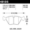 Hawk 95-02 BMW M3/91-93 M5 Front HPS Brake Pads