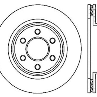 StopTech Drilled Sport Brake Rotor