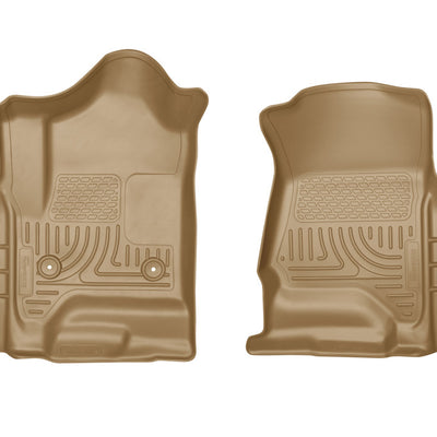 Husky Liners 14 Chevrolet Silverado 1500/GMC Sierra 1500 WeatherBeater Tan Front Floor Liners
