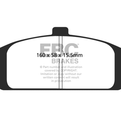 EBC 98-01 Chevrolet Malibu 2.4 Greenstuff Front Brake Pads