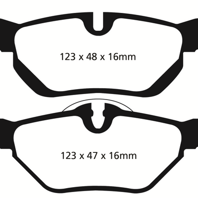 EBC 13+ BMW X1 2.0 Turbo (28i) Greenstuff Rear Brake Pads