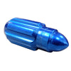 NRG 500 Series M12 X 1.5 Bullet Shape Steel Lug Nut Set - 21 Pc w/Lock Key - Blue