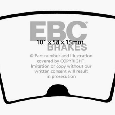 EBC 05-10 Chrysler 300C 5.7 Bluestuff Rear Brake Pads