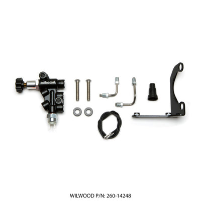 Wilwood Tandem Remote Master Cylinder Mounting Bracket L/H Kit w/ Prop Valve