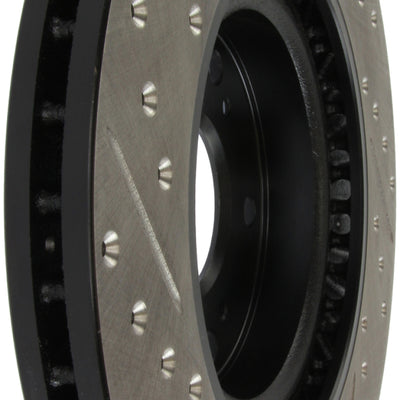 StopTech 02-06 Acura RSX Type S / 06-09 Honda Civic Si Slotted & Drilled Left Front Rotor