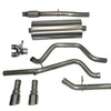 Corsa 14-19 GMC Sierra/Chevy Silv 1500 Crew Cab/Short Bed 5.3L V8 Polished  Dual Rear CB Exhaust