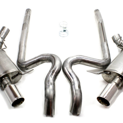 JBA 11-14 Ford Mustang GT/GT500 5.0L/5.4L/5.8L 409SS Dual Rear Exit Cat-Back Exhaust