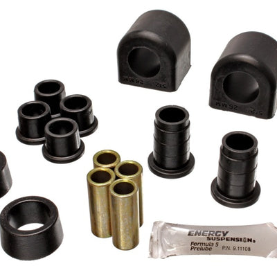 Energy Suspension 84-87 Chevrolet Corvette Black 26mm Front Sway Bar Bushing Set (End Links Inc)