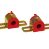 Prothane Universal Greasable Sway Bar Bushings - 3/4in - Type B Bracket - Red