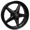 Race Star 92 Drag Star Bracket Racer 17x9.5 5x4.50BC 6.875BS Gloss Black Wheel