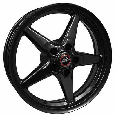 Race Star 92 Drag Star Bracket Racer 17x9.5 5x4.50BC 6.875BS Gloss Black Wheel