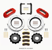 Wilwood TX6R Front Kit 15.50in Red 2004-08 Ford F150 - 4WD
