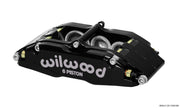 Wilwood Caliper-BNSL6-RH-Black 1.62/1.12/1.12in Pistons 1.10in Disc
