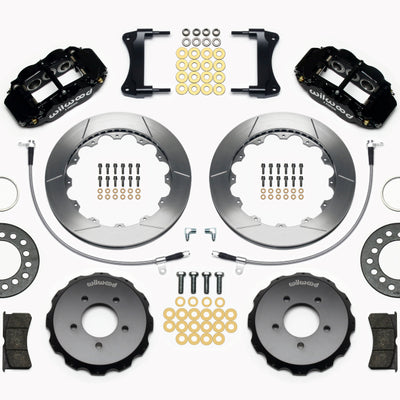 Wilwood Narrow Superlite 6R Front Hat Kit 12.88in 2005-Up Mazda Miata w/ Lines