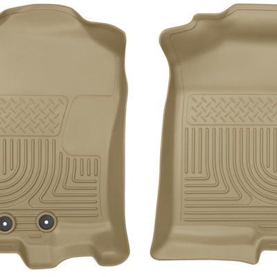 Husky Liners 2015 Ford Expedition/Lincoln Navigator WeatherBeater Front Tan Floor Liners