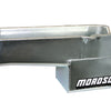 Moroso Pre-80 Chevrolet Small Block (w/Driver Side Dipstick) Wet Sump 7qt 9.5in Steel Oil Pan - Blk