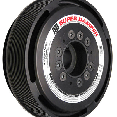 ATI Damper - 7.074in - Steel - Chevy BB - Chrysler Front - w/Blower - 6 Bolt - 3 Ring - 2nd 1/4 Key