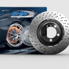 SHW 18-19 Porsche 911 Carrera 4 GTS w/o Ceramics Right Frt Drill-Dimp LW Brake Rotor (9P1615302)