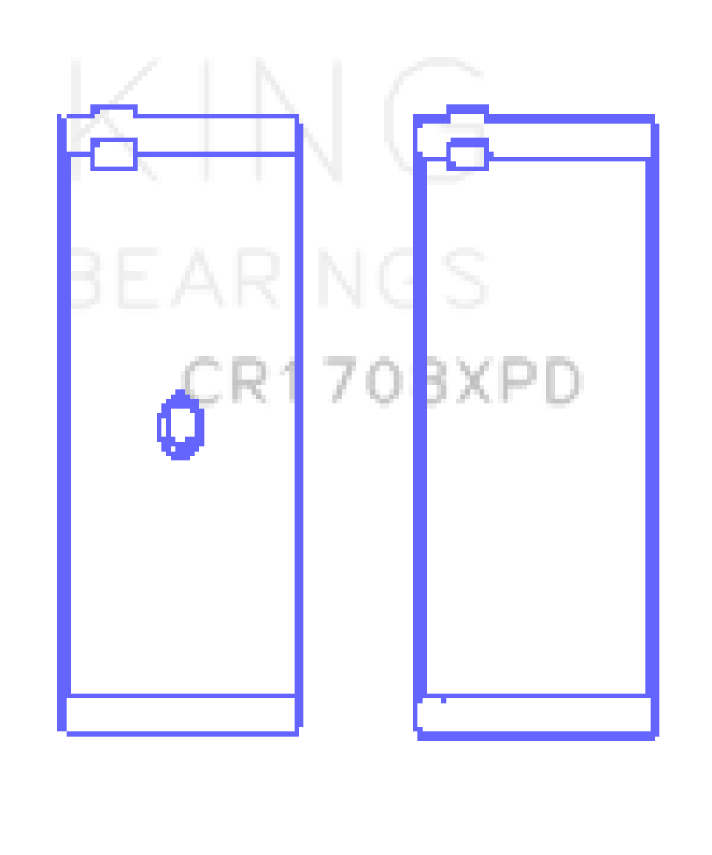 King Engine Bearings Chevrolet Custom Honda Journal 1.888 CB1663H version Pre-doweled