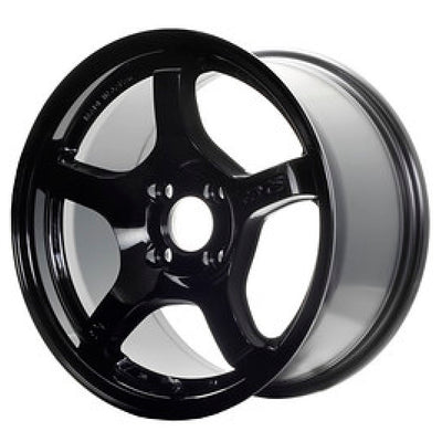 Gram Lights 57CR 19x8.5 +45 5x114.3 Glossy Black Wheel