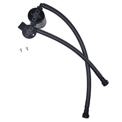 J&L 14-19 Chevrolet Corvette LT1 6.2L Driver Side Oil Separator 3.0 - Black Anodized