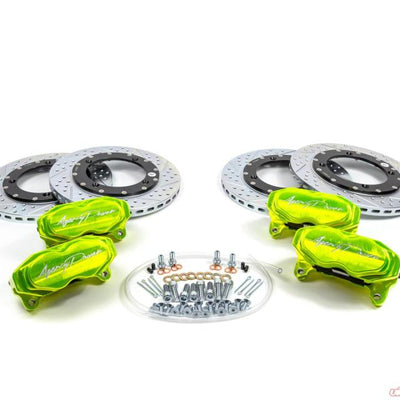 Agency Power Big Brake Kit Front and Rear Monster Green Can-Am Maverick X3 Turbo 14-18