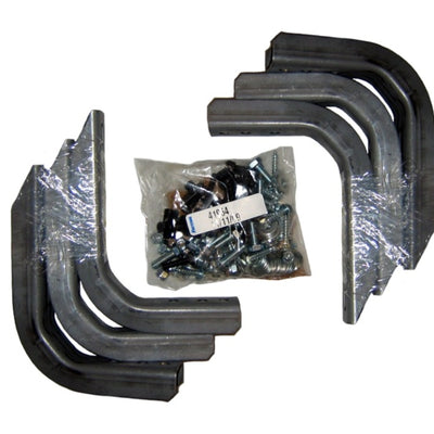 Lund 97-04 Dodge Dakota Quad Cab EZ Running Board Mounting Bracket Kit - Brite