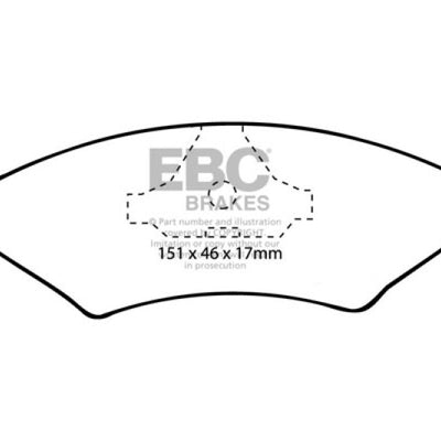 EBC 81-85 Ferrari Mondial 2.9 QV Greenstuff Rear Brake Pads