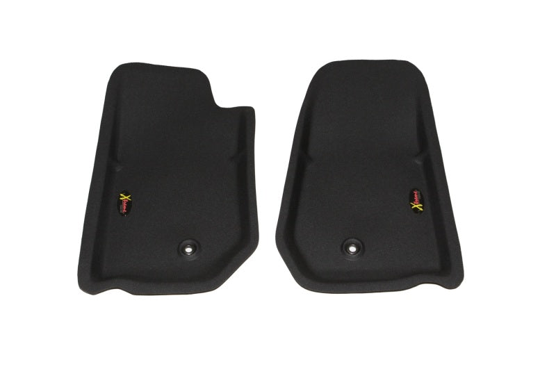 Lund 07-10 Jeep Wrangler Catch-All Xtreme Front Floor Liner - Black (2 Pc.)