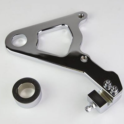 Wilwood Caliper Mounting Kit Chrome w/Bracket GP310 2000-06 FLH/FLT