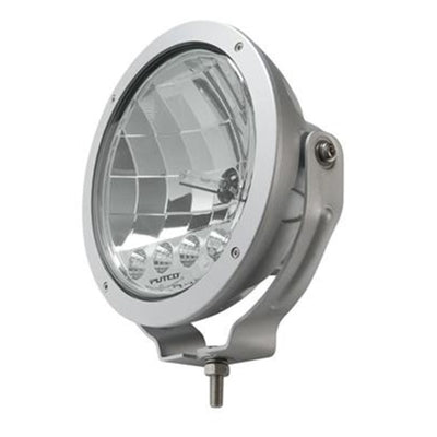 Putco HID Lamp w/3 LED DayTime Running Lights - 6in Silver Housing w/ Clear Lens HID Off Road Lamps