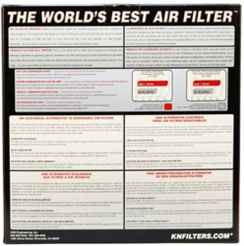 K&N Replacement Air Filter FORD PINTO,AUDI FOX, 1971-74