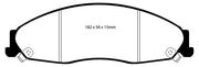 EBC 02-05 Cadillac CTS 2.6 Redstuff Front Brake Pads