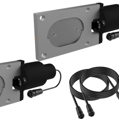 QTP Bolt-On QTEC Dual Low Profile Oval Electric Cutout Valves - Pair