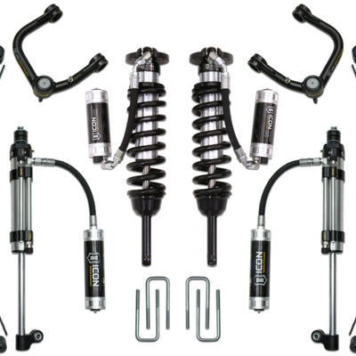 ICON 05-15 Toyota Tacoma 0-3.5in/16-17 Toyota Tacoma 0-2.75in Stg 10 Suspension System w/Tubular Uca