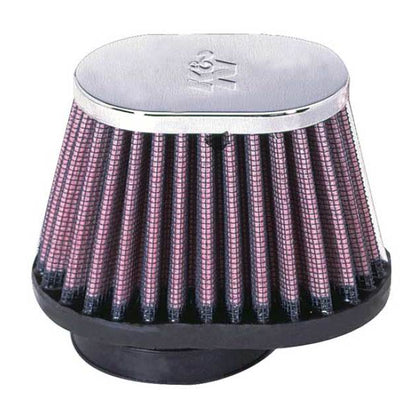 K&N Filter Universal Clamp-On Filter 2in Flange / 2-23/32in Base / 3in x 2in Top / 2-3/4in Height