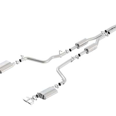 Borla 09-14 Dodge Challenger R/T 5.7L RWD 2Dr. 2.5in. ATAK CB Exhaust - Dual Split Rear Exit