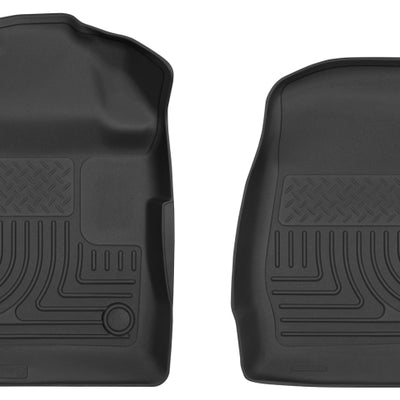 Husky Liners 2017 Ford F250/F350 Series Standard Cab X-Act Contour Black Floor Liners