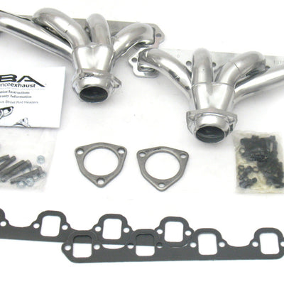 JBA Ford 260-351W SBF 1-5/8in Primary Silver Ctd Tight Tuck Header
