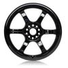 Gram Lights 57DR 18x8.5 +37 5-114.3 Glossy Black Wheel