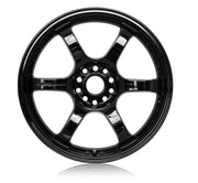 Gram Lights 57DR 18x8.5 +37 5x100 Glossy Black Wheel