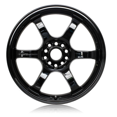 Gram Lights 57DR 17x9.0 +38 5x100 Glossy Black Wheel
