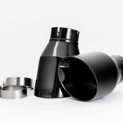 AWE Tuning Audi C7 A6 3.0T Touring Edition Exhaust - Dual Outlet Diamond Black Tips