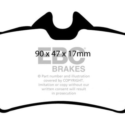 EBC 94-98 Ford Mustang 3.8 Greenstuff Rear Brake Pads