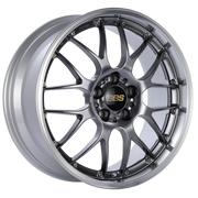 BBS RS-GT 20x8.5 5x114.3 ET38 Diamond Black Center Diamond Cut Lip Wheel -82mm PFS/Clip Required