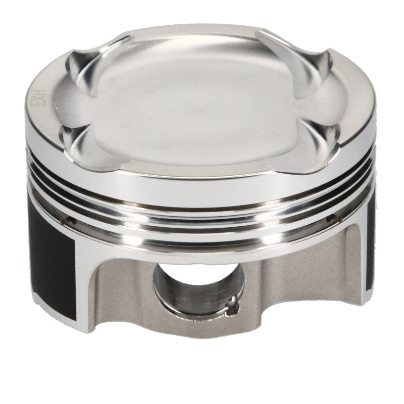 JE Pistons - Set of 4 Mitsubishi 4B11T 88.0mm Bore -8.2 Dish Asymmetrical FSR Pistons - Set of 4