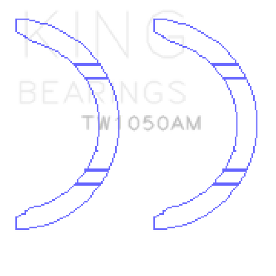 King Engine Bearings Mitsubishi EVO X 4B11T/Hyundai G4KC/G4KD/G4KE Thrust Washer Set