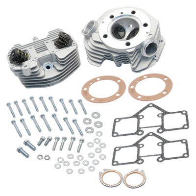 S&S Cycle Super Stock 3-5/8in Bore O-Ring Style Single Plug Cylinder Head Kit - Natural