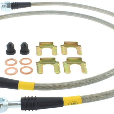 StopTech 95-99 Mitsubishi Eclipse Stainless Steel Front Brake Lines